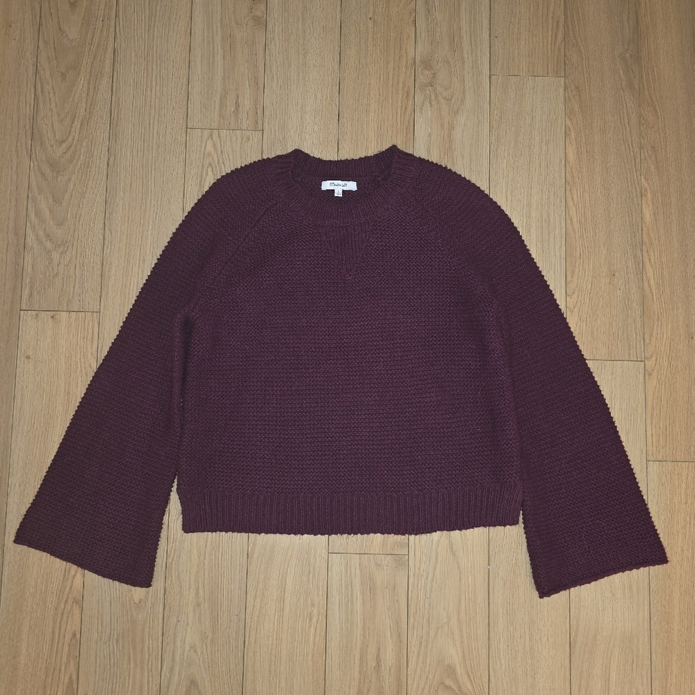 Madewell Alpaca Blend Bell Sleeve Sweater- S - Picture 14 of 15